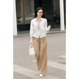 Quần Ông Rộng LAMER Dáng Ly Bung ( KHÔNG KÈM ĐAI) Công Sở L64W26Q005