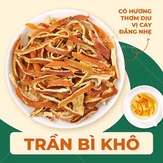 Trần bì 200g, vỏ quýt, cam sấy khô, thơm, sạch - Lãn Ông