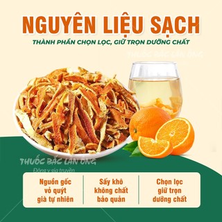 Trần bì 200g, vỏ quýt, cam sấy khô, thơm, sạch - Lãn Ông