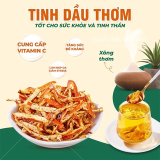 Trần bì 200g, vỏ quýt, cam sấy khô, thơm, sạch - Lãn Ông