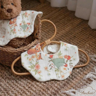 Set 2 YẾM CỔ TÍCH XÔ MUSLIN cổ hoa CHO BÉ – MẪU MỚI SIÊU DỄ THƯƠNG