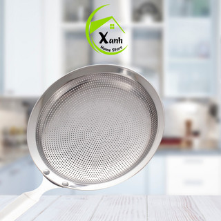 Muôi Lọc Dầu Tách Mỡ Thiết Kế Chống Trơn Inox Không Gỉ GD103 - Muỗng Hớt Bọt Mỡ Thừa Inox An Toàn