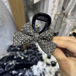 kẹp tóc thắt nơ đá nhỏ xinh size 8p
