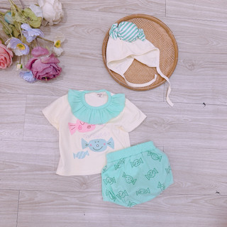 (Trứng 3-13kg) Set bộ kẹo kèm nón cho bé