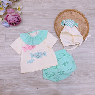 (Trứng 3-13kg) Set bộ kẹo kèm nón cho bé