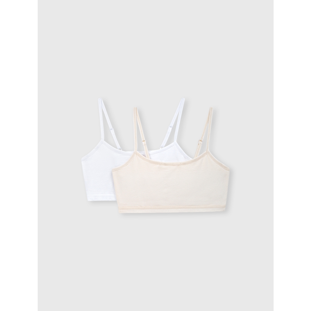 Combo 2 áo lót bé gái CANIFA đạt chuẩn Oeko-Tex co giãn mép áo bo gọn có lót bông PS26 1US26A001