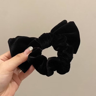 dây buộc tóc thắt nơ nhung 2 tầng nhẹ nhàng