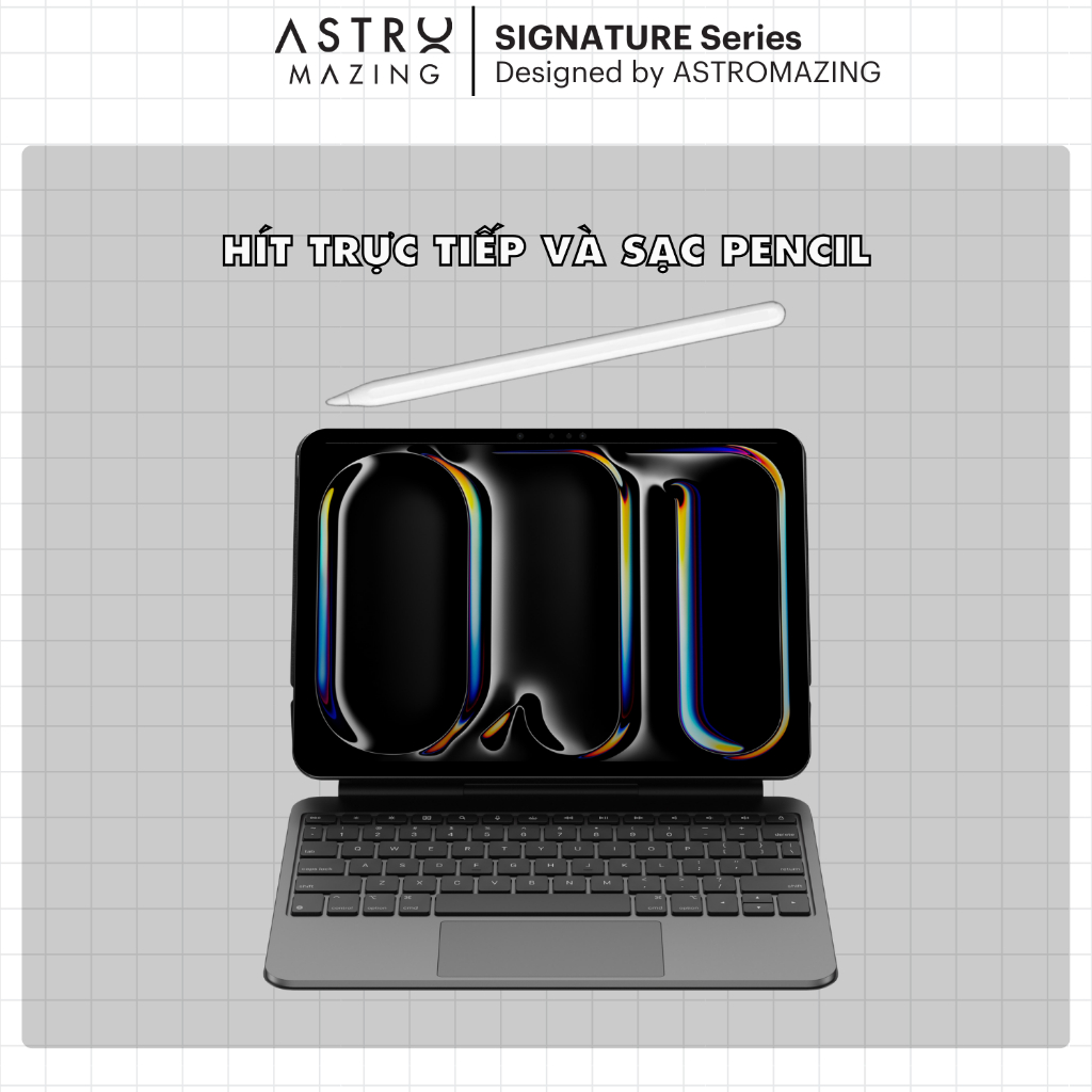 [Magnetic Keyboard V3 Ultra] Bao da bàn phím AstroMazing Pro Magnetic Keyboard dành cho 11 12.9 Air 4 5 6 10 | BigBuy360 - bigbuy360.vn
