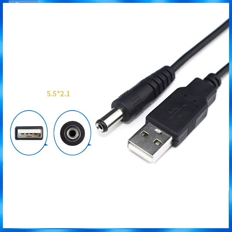 Dây Cáp Chuyển Đổi Usb Sang Cổng 3.5 / 4.0 / 5.5 mm 5v Dc Tiện Dụng - Dây sạc chuyển đổi 3.5mm 4.0mm 5.5mm USB