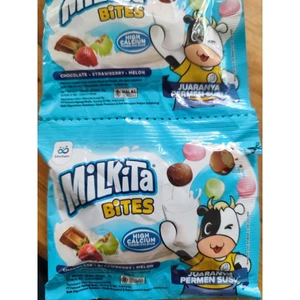 Gói Milkita Bites 11,2g ( 8 viên đủ mùi) - nhập khẩu Indonesia