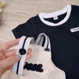 (Trứng 3-13kg) Set yếm đùi kèm áo cho bé