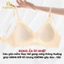 Combo Áo Ngực Nữ Đúc Su Không Gọng Mềm Mịn, Set Áo Lót Nữ Đệm Vừa 2cm Chống Chảy Xệ AMYBRA A1289