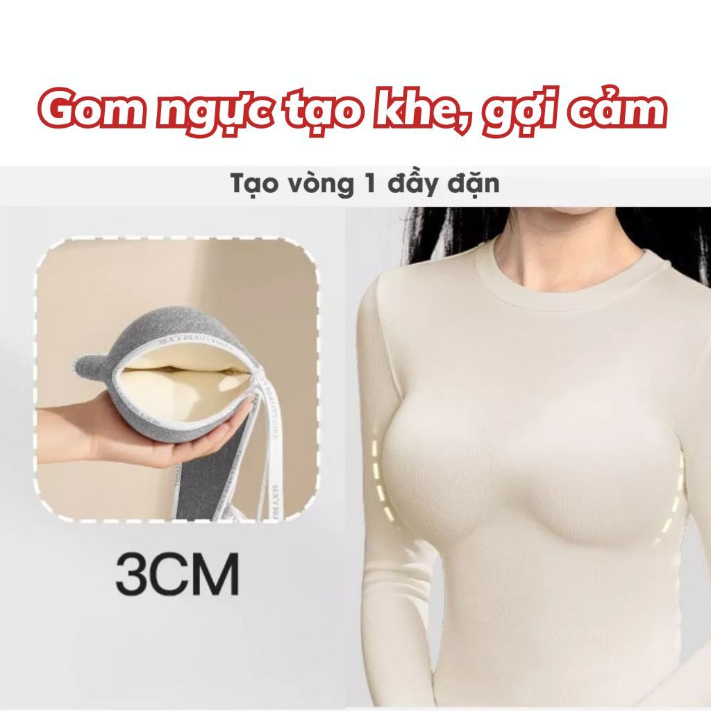 Áo ngực nữ su đúc cao cấp đệm mút dày tạo khe nâng đỡ ngực gợi cảm kiểu dáng cá tính LANIXA A3325