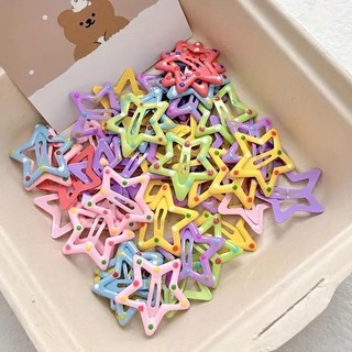 Kẹp Tóc Ngôi Sao Candy Color 50 Chiếc | Mix Màu Pastel Dễ Thương Cho Bé Gái Kẹp Mái Phối Tóc