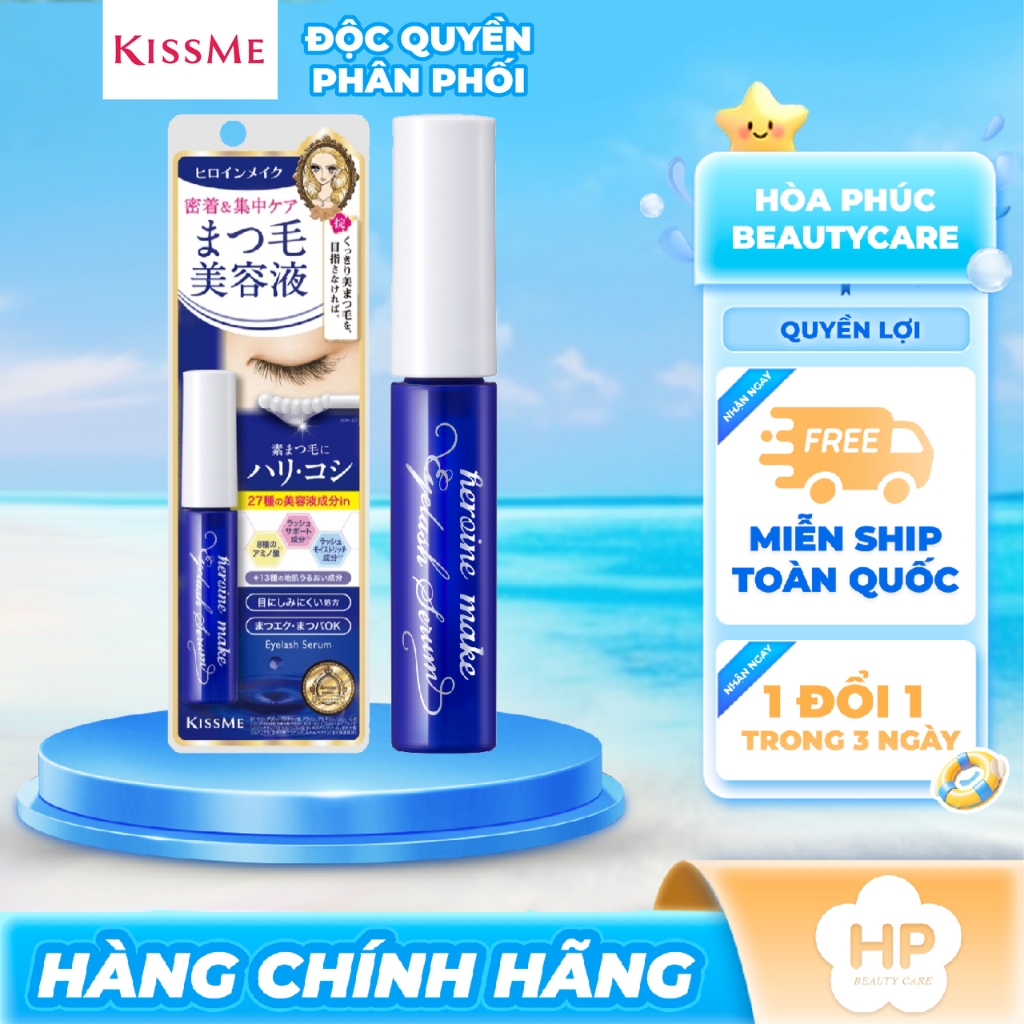 Tinh Chất Dưỡng Dài Và Khoẻ Làn Mi Kissme Heroine Make Watering Eyelash Serum ( 5.5g)