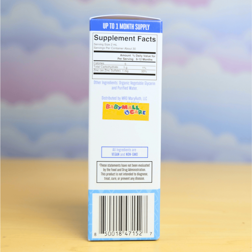 Dung Dịch Nhỏ Giọt Mary Ruth’s Organic Infant Ionic Zinc 60ml Bổ Sung Kẽm Cho Bé |  Babymall & Care