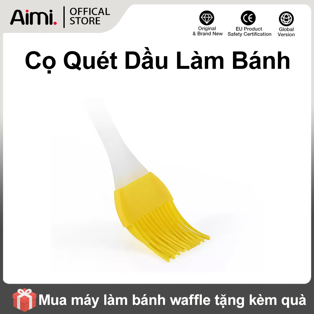 Aimi Bàn Chải Dầu Silicone 16cm Chất Liệu Nhựa Silicone Màu Ngẫu Nhiên Kích Thước Dụng Cụ Nhà Bếp Nướng BBQ