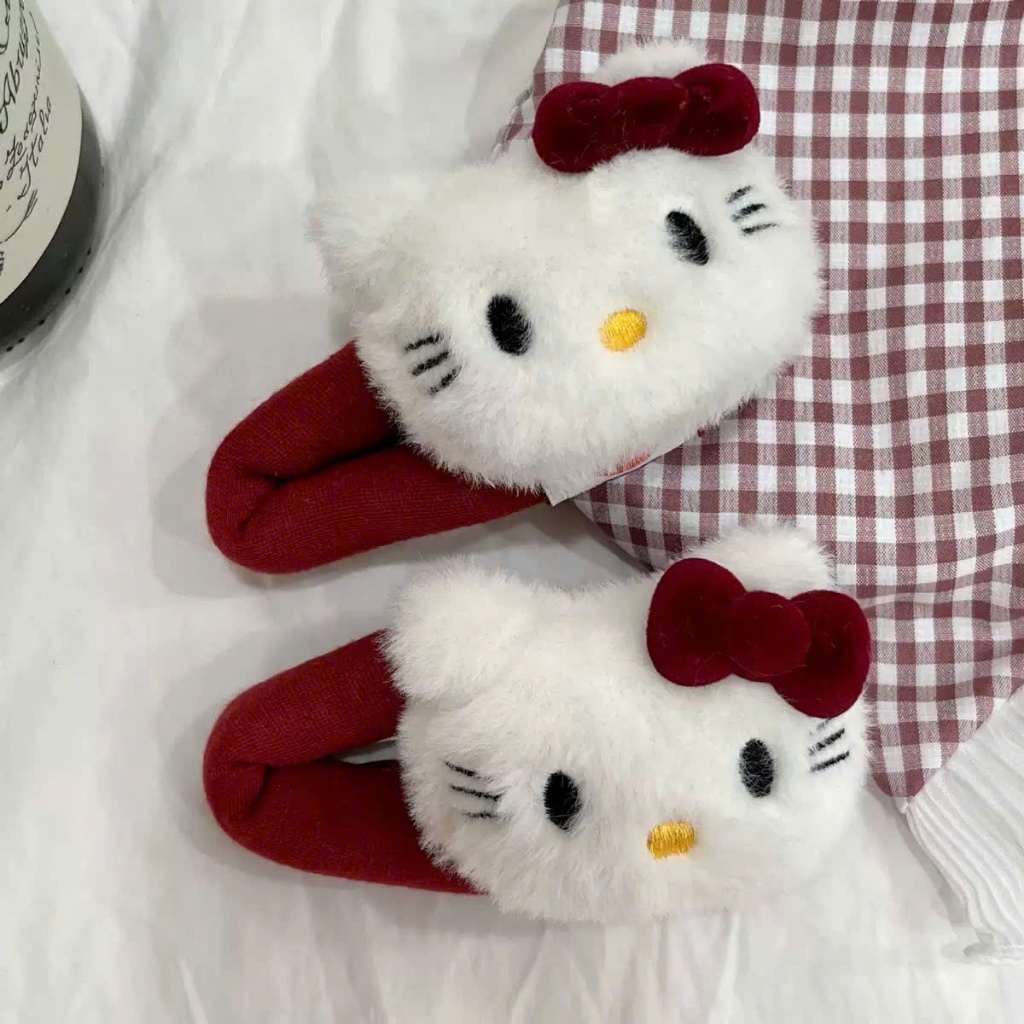 Kẹp Tóc LEZA Hello Kitty 10CM . Kẹp Mái nữ Gọn Gàng, Phong Cách Dễ Thương Hàn Quốc