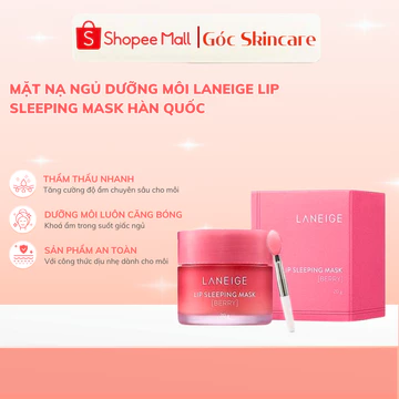 Mặt Nạ Ủ Môi Laneige Lip Sleeping Mask Hàn Quốc Hộp 20gr, Giúp Cho Đôi Môi Căng Mọng Mềm Mịn