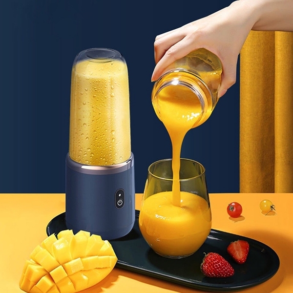 MÁY XAY MINI 6 LƯỠI 2 CỐI 300ML, Phù Hợp Mang Theo Đi Làm Đi Du Lịch Hằng Ngày