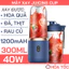MÁY XAY MINI 6 LƯỠI 2 CỐI 300ML, Phù Hợp Mang Theo Đi Làm Đi Du Lịch Hằng Ngày