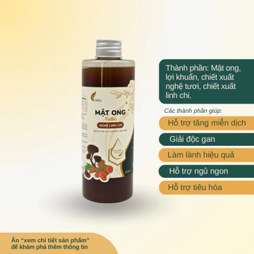 MẬT ONG TABU NGHỆ LINH CHI (MẬT ONG LÊN MEN NÂNG CẤP NGHỆ LINH CHI)