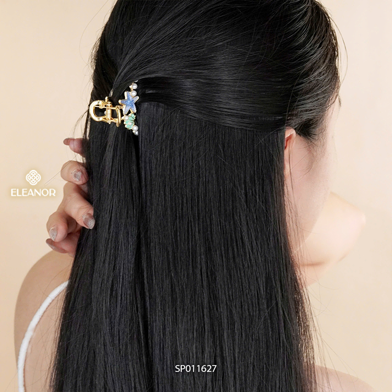 Kẹp tóc nữ càng cua Eleanor Accessories sao biển vỏ sò phụ kiện tóc kẹp tóc nữ sang chảnh 11627