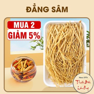 Đẳng sâm 1kg, đảng sâm khô, sợi to, vàng, pha trà, sắc nước, tốt cho sức khỏe - Lãn Ông