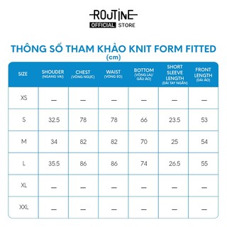 Áo Dệt Kim Tay Ngắn Nữ Cổ Polo Phối Nẹp Form Fitted Cropped - Routine 10F25KNIW040