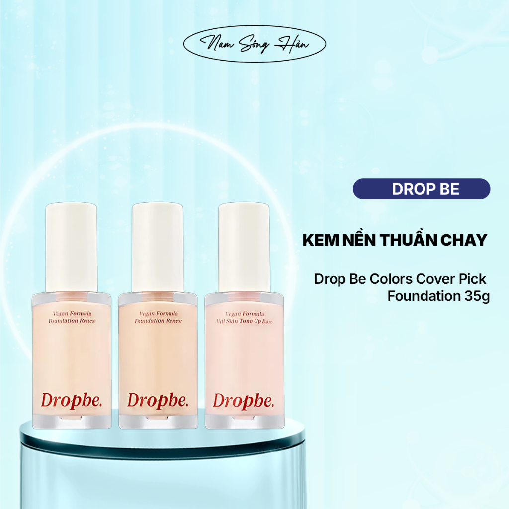 Kem nền thuần chay Dropbe Colors Cover Pick Foundation 35g | Shopee ...