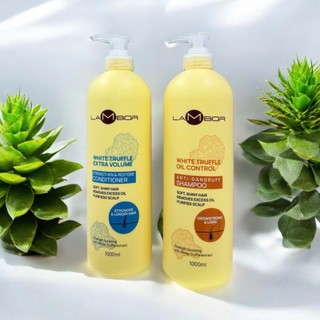 Cặp Dầu Gội Xả LAMBOR VÀNG 1000ml Giảm Gàu, Giảm Dầu, Giảm Gãy Rụng, Phục Hồi Tóc Mềm Mượt