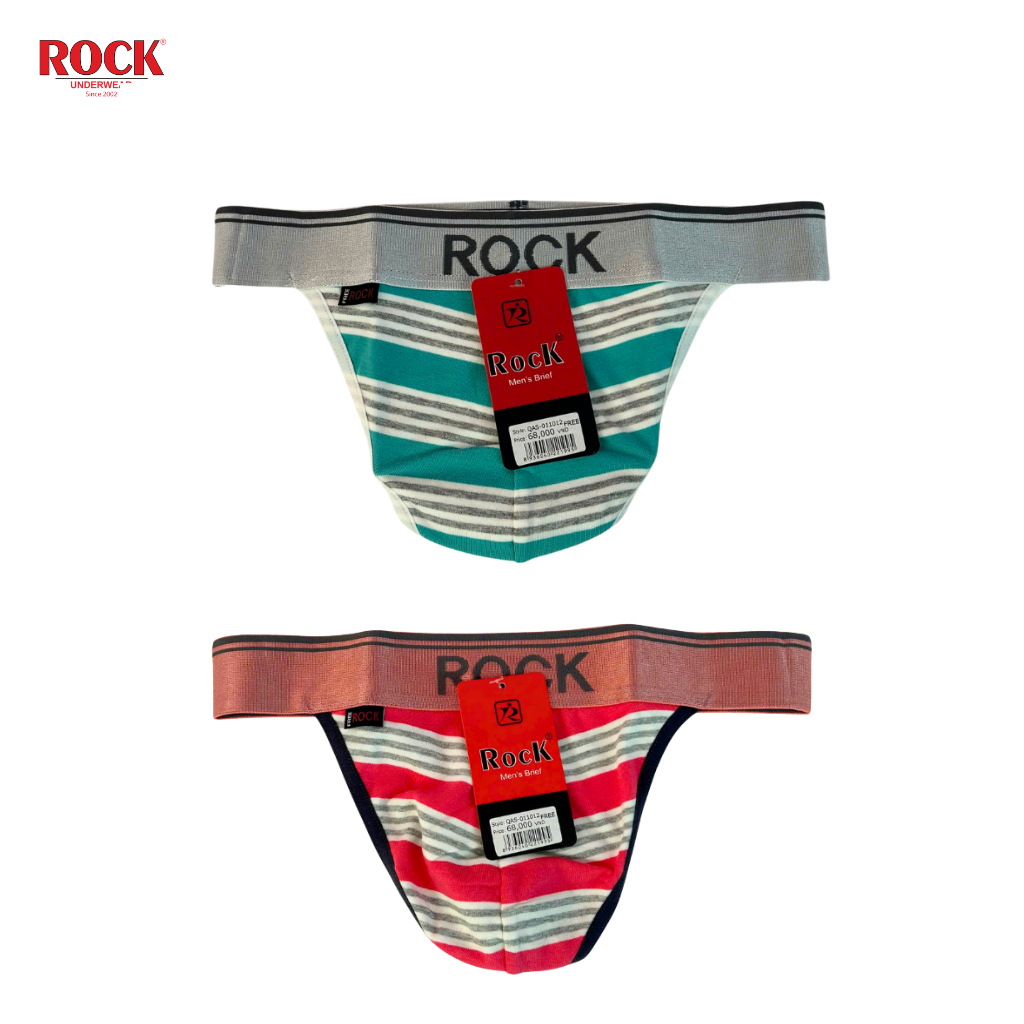 [Combo 2] Quần Lót Nam ROCK QA 1012 Kiểu Dáng Lọt Khe Co Giãn Thoáng Khí, Quần Sịp Nam Cao Cấp Sang Trọng