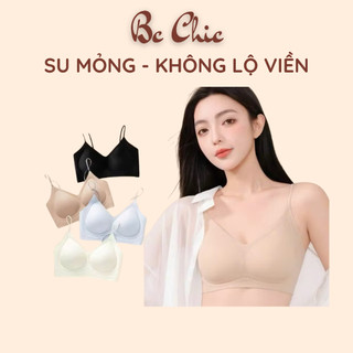 Áo Ngực Thể Thao Bằng Lụa Lạnh Siêu Mỏng Nhẹ Không Gọng Thép Không Đường May Thoải Mái Cho Nữ A 620/ A 025 BC_CHIC LIN