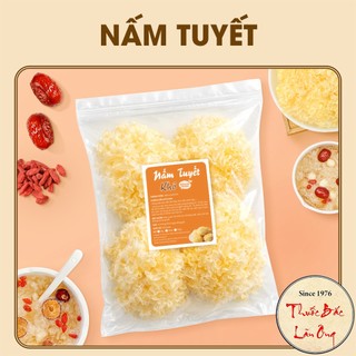 Nấm tuyết khô 500g, ngân nhĩ, không tẩy trắng, nguyên liệu nấu chè, chưng yến thơm ngon, bổ dưỡng