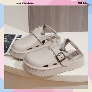 Dép sục nữ đế cao 4cm basic kiểu sandal quai hậu có thể tháo rời năng động SR Mita CS-129