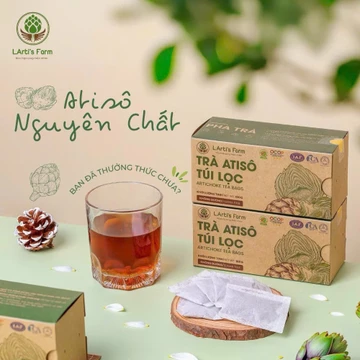 Trà Atiso Túi Lọc Hữu Cơ Đà Lạt LArti's Farm 100g (40 Túi) – Trà Atiso Thiên Nhiên