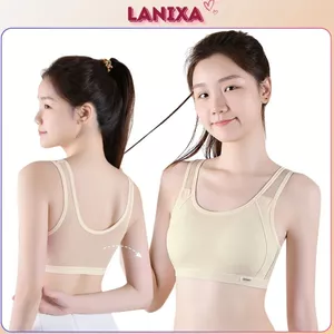 Áo lót bra thể thao nữ cotton cao cấp phối lưới thoáng mát đệm mút sẵn tập thể dục LANIXA A611 -CB