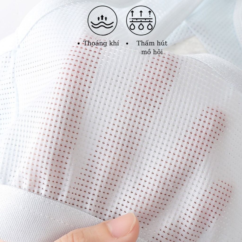 Áo lót bra thể thao nữ cotton cao cấp phối lưới thoáng mát đệm mút sẵn tập thể dục yoga LANIXA A611
