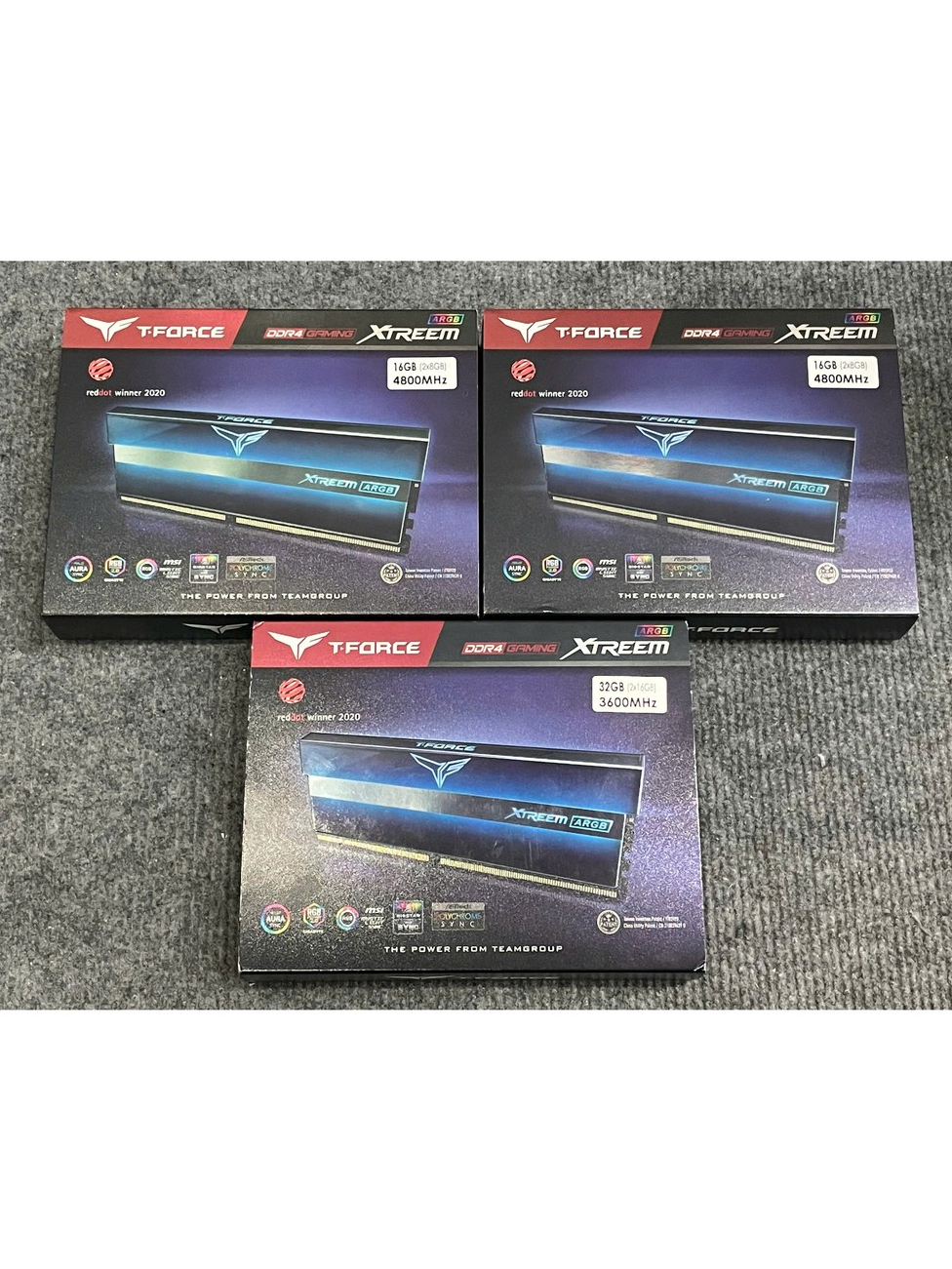 Kit Ram Máy Tính TEAMGROUP T-Force Xtreem ARGB 16GB (2x8) 4800Mhz