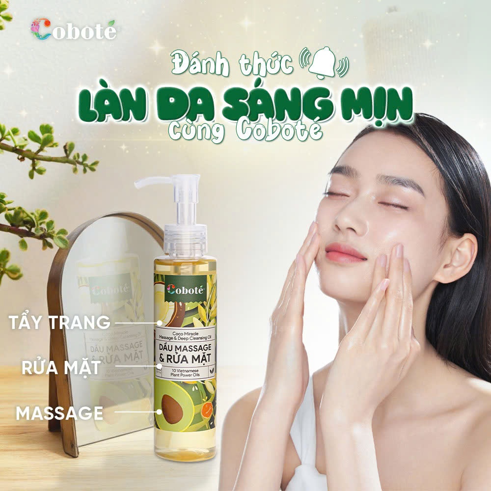 Dầu rửa mặt 3in1 massage cleansing oil  làm sạch sâu bụi bẩn, lớp trang điểm và dưỡng ẩm tối ưu