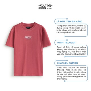 Áo Thun Tay Ngắn Nam Hình In Form Regular - Routine 10F25TSS013