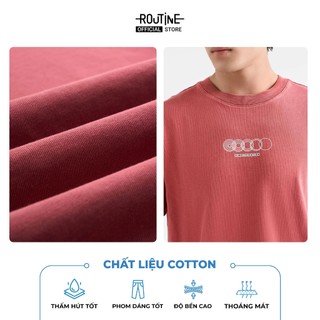 Áo Thun Tay Ngắn Nam Hình In Form Regular - Routine 10F25TSS013