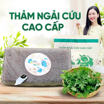 Thảm Sưởi Điện Ngải Cứu Đông Y 1.5M – Đệm Sưởi Thảo Dược Chườm Nóng Lưng, Thảm Sưởi Massage Thư Giãn