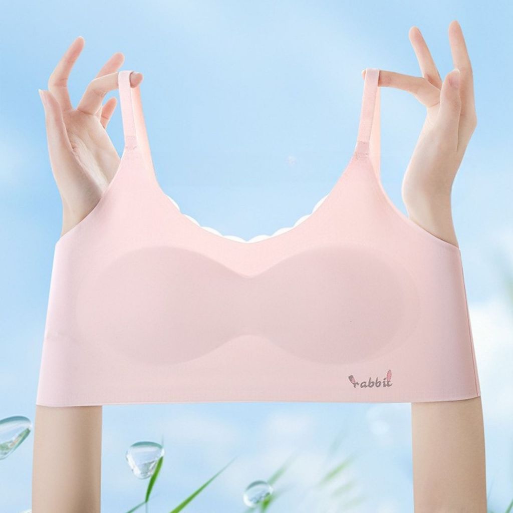 Áo lót học sinh su đúc mêm mại viền lượn sóng co giãn thoải mái họa tiết đáng yêu cute LANIXA B7133