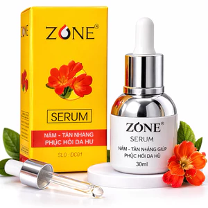 Serum ZONE Nám Tàn Nhang 30ml – Phục Hồi Da Hư, Mờ Thâm Nám, Dưỡng Da Mịn Màng