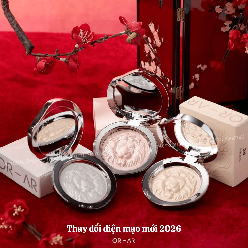 Phấn Bắt Sáng Highlight Lion Gloss Powder Mềm Mịn, Sang Chảnh, Tiện Lợi