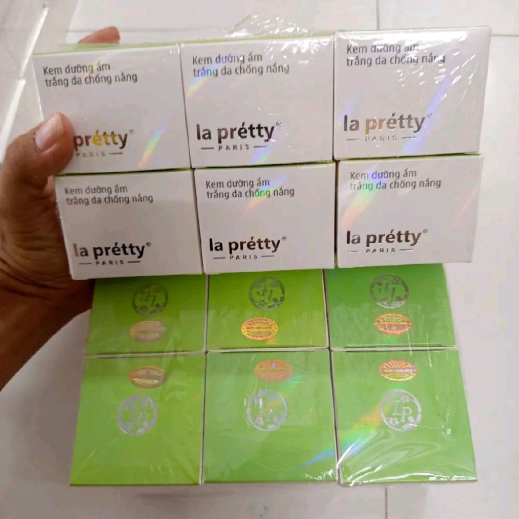 Kem dưỡng ẩm trắng da La Pretty 18g