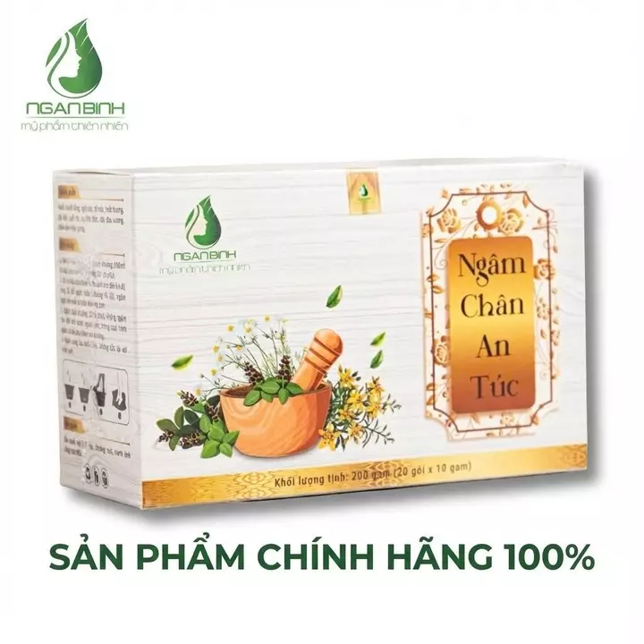 Ngâm Chân An Túc - Muối ngâm chân thư giãn Ngân Bình hỗ trợ ngủ ngon, hỗ trợ cải thiện nứt gót và mềm gót 280g – 6