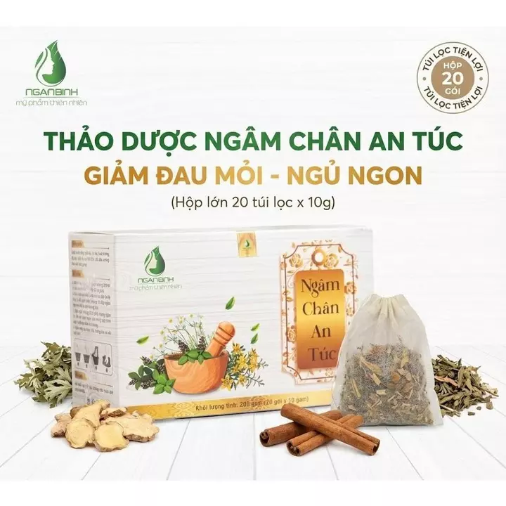 Ngâm Chân An Túc - Muối ngâm chân thư giãn Ngân Bình hỗ trợ ngủ ngon, hỗ trợ cải thiện nứt gót và mềm gót 280g – 7