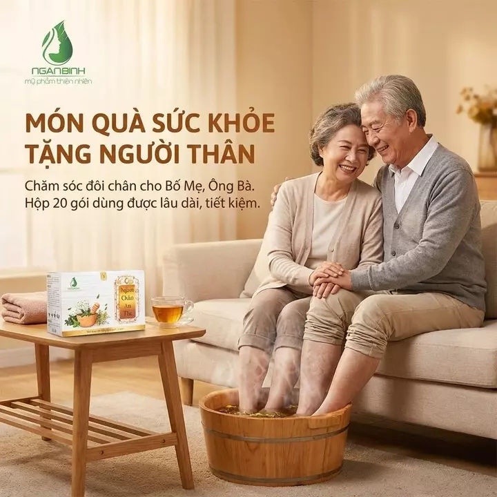 Ngâm Chân An Túc - Muối ngâm chân thư giãn Ngân Bình hỗ trợ ngủ ngon, hỗ trợ cải thiện nứt gót và mềm gót 280g – 5
